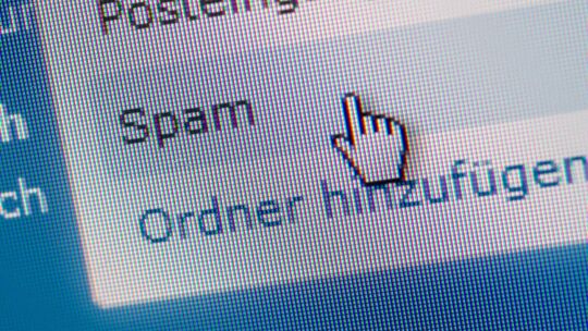 Spam-Ordner in einem Mail-Postfach
