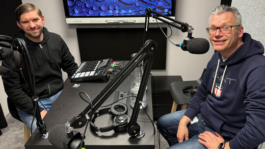 Lukas Erbelding (links) und Olaf Paare widmen sich in der neuesten Podcast-Folge der Verbandsliga Südwest.