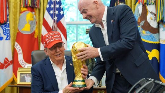 Donald Trump und Gianni Infantino