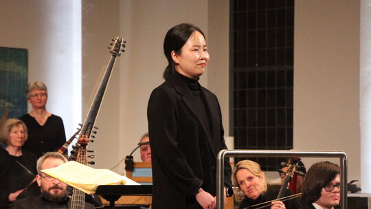 Am Konzertende gab es für Kreiskantorin Hyejoung Choi besonders herzlichen und langanhaltenden Applaus.