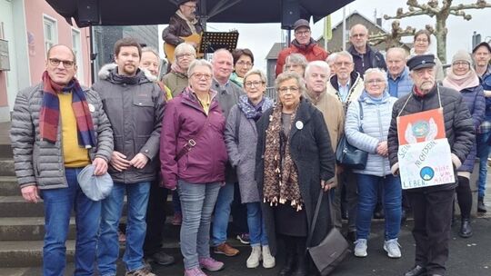 Zum Gedenktag an den Ukraine-Krieg hielt das Bündnis eine Mahnwache in Hamm am 24. Februar ab. Nun ist am 21. März eine weitere