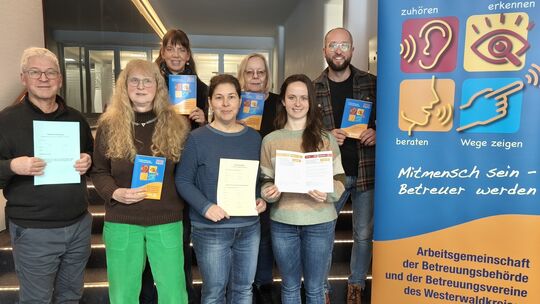 Die Arbeitsgemeinschaft der Betreuungsvereine stimmt ihre Arbeit miteinander ab: Uwe Sauer, Christa Rörig, Annika Brenner, Kathr