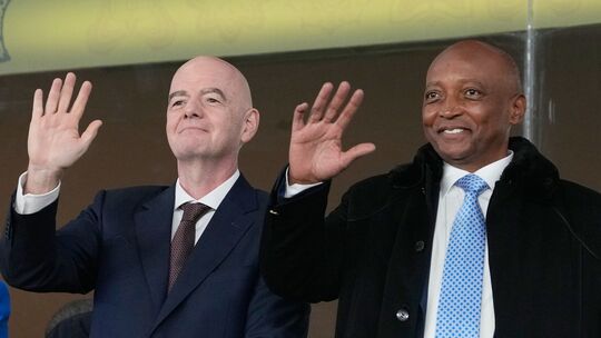 Gianni Infantino und Patrice Motsepe Gianni Infantino und Patrice Motsepe