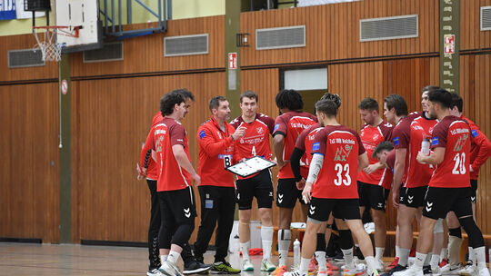 Auf geht's, Männer: Die Handballer des TuS Holzheim sind bis in die Haarspitzen motiviert und setzen alles daran, das pikante Be