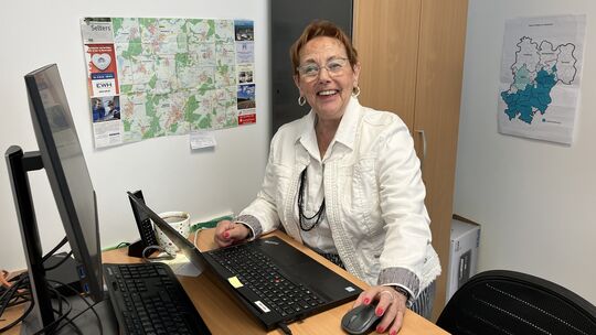 Christine Floß ist mit ganzem Herzen bei ihrer Aufgabe: Sie berät in Sachen Demenz und bietet Vorträge an.