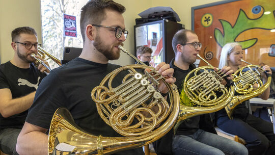 An drei Wochenenden probte jetzt die Orchester des Kreismusikverbandes Westerwald in der Jugendherberge fürs diesjährige Serenad