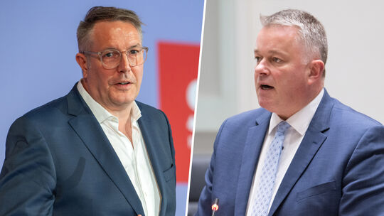 Bei der Landtagswahl läuft es auf ein Kopf-an-Kopf-Rennen zwischen Ministerpräsident Alexander Schweitzer (SPD) und CDU-Herausfo