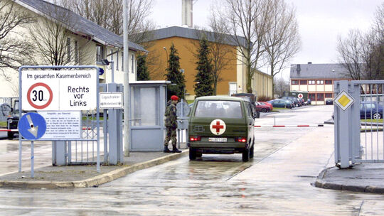 Der Grundstein zum Bau der Alsberg-Kaserne Rennerod wurde 1968 gelegt.