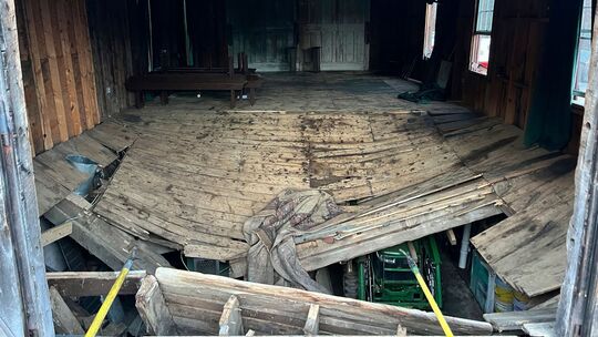 Fußbodeneinbruch Hochzeit in New Hampshire
