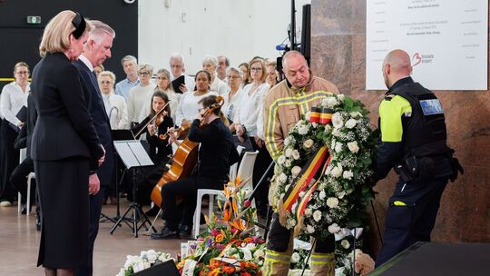 Gedenken an die Anschläge in Belgien