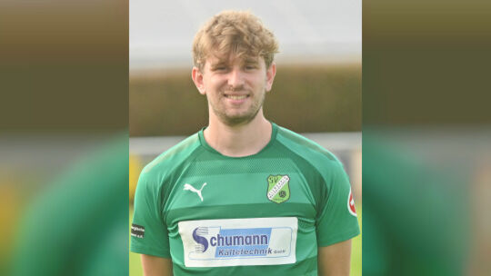 Traf mit einem Freistoß die Latte: Konstantin Ludwig vom SV Alemannia Waldalgesheim.