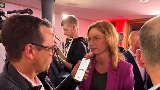 Sabine Bätzing-Lichtenthäler musste sich nach der Wahl einem Fragenmarathon stellen. Die SPD-Parteivorsitzende, die als Direktka
