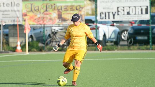 Torfrau Sarah Kolter erwies sich beim 4:0-Heimsieg gegen Rengsdorf einmal mehr als sicherer Rückhalt des SV Diez-Freiendiez.