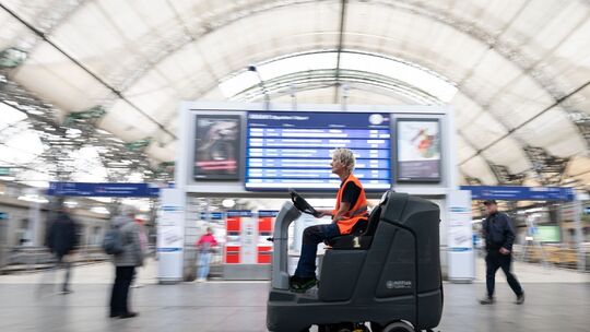 Frühjahrsputz Bahnhöfe