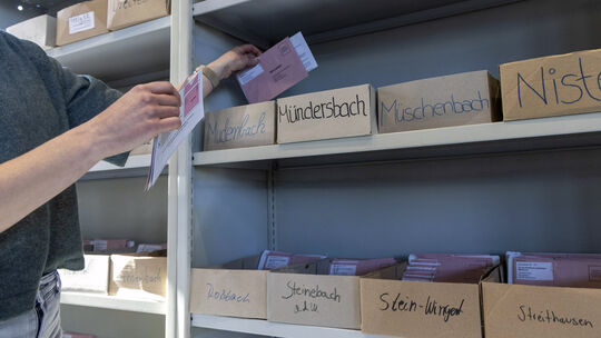 Auch in der VG Hachenburg haben viele Wähler die Briefwahl zur Stimmabgabe genutzt. Gesammelt wurden die Stimmzettel zunächst in