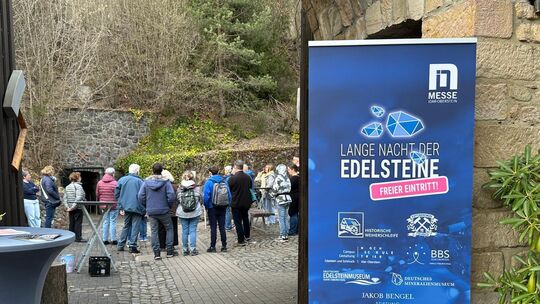 Auch das Fischbacher Kupferbergwerk ist bei der "Langen Nacht der Edelsteine" wieder dabei.