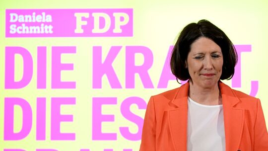 Zum zweiten Mal führte Daniela Schmitt die rheinland-pfälzische FDP in eine Landtagswahl. Diesmal scheiterten die Liberalen deut