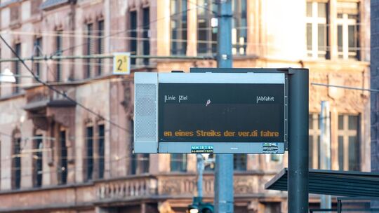 Verdi ruft im Saarland erneut zu Warnstreiks im ÖPNV auf