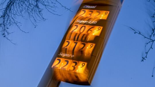 Spritpreise zum Wochenauftakt