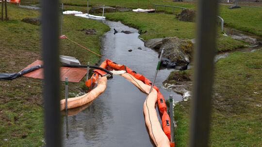Am Mittwoch, 11. März, wurde in der Nähe des Industriegebiets Wiebelsheim ein Leck in einer Diesel-Pipeline entdeckt. Bis das Le