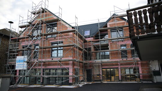 Noch sieht das Gebäude nicht ganz fertig aus, aber der Schein trügt: Tante Enso zieht am 1. April ins Erdgeschoss.