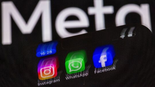 Die Meta Apps Instagram, Facebook und WhatsApp