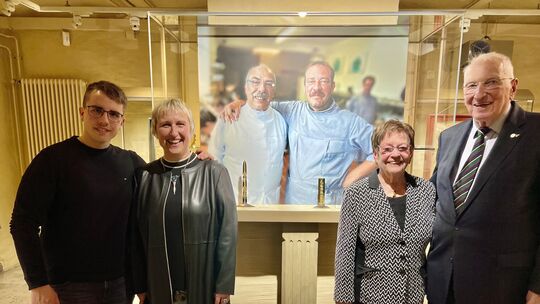 Tom und Bernd Munsteiner sind immer mit dabei - wie auf diesem Foto mit (von links) Philipp, Jutta und Hanne Munsteiner sowie Di
