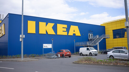 Die Koblenzer Ikea-Filiale an der B9.