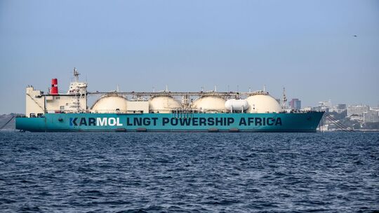 LNG-Tanker im Senegal