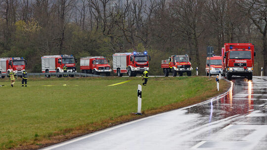 Waldbrandübung im Stadtwald von Lahnstein