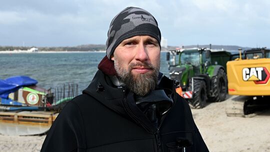 Wal an der Ostseeküste gestrandet Wal an der Ostseeküste gestrandet