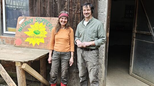 Jutta und Jürgen Kröll vom Naturhof Stopperich.