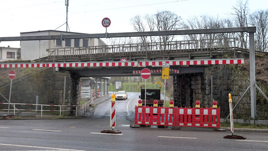 Die La-Porte-Unterführung ist in dieser Woche einseitig gesperrt.