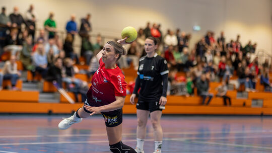 Angelina Meiswinkel steuerte gegen HF Köllertal zwölf Treffer bei. Am Ende der Saiosn wechselt sie zur HSG Marpingen/Alsweiler.