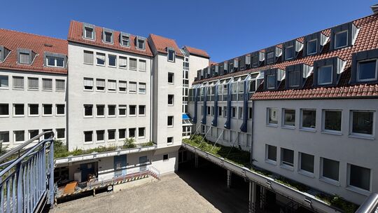 Die Innenhöfe des Großgebäudes sind nicht vielen Menschen bekannt. Dieses Foto stammt aus dem Juni 2025.