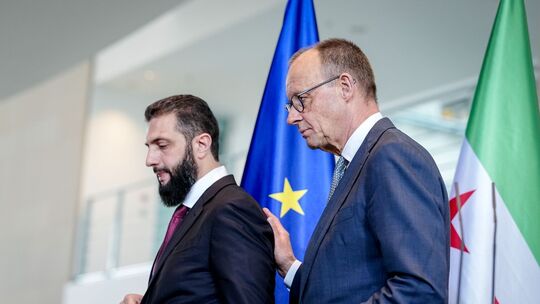 Syriens Übergangspräsident Ahmed al-Scharaa besucht Berlin Syriens Übergangspräsident Ahmed al-Scharaa besucht Berlin
