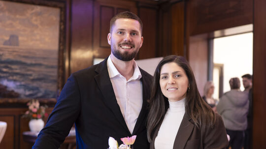Eduarda und Ruven Kopp wollen zukünftig Hochzeitspaare in der Villa "Weißer Berg" betreuen.