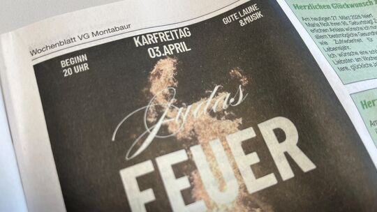 Diese Werbung im Wochenblatt der VG Montabaur sorgt derzeit für Gesprächsstoff.