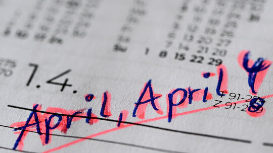 Der 1. April ist ein trügerischer Tag.