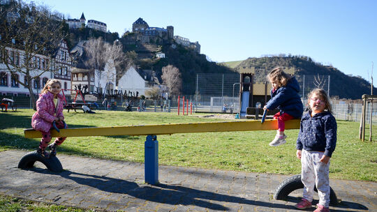 3500 Euro sieht Sankt Goar in ihrem Haushalt für neue Spielgeräte auf städtischen Spielplätzen vor. Hier im Bild: Der beliebte W