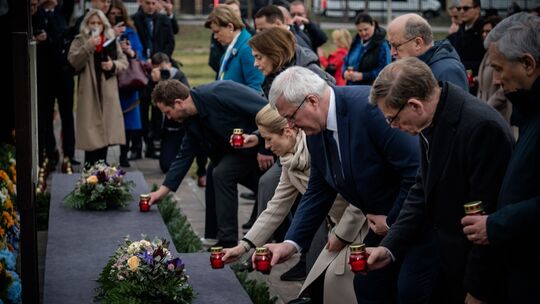 Ukraine-Krieg - Jahrestag der Befreiung von Butscha