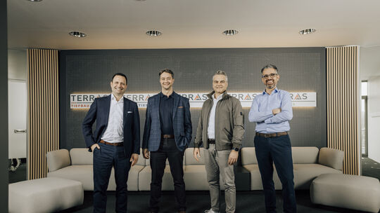Das Management der Terras-Gruppe aus Montabaur (von links): Christian Letschert, Dirk Sojka, Ralf Sojka und Christoph Ströder.