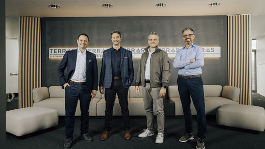 Das Management der Terras-Gruppe aus Montabaur (von links): Christian Letschert, Dirk Sojka, Ralf Sojka und Christoph Ströder.