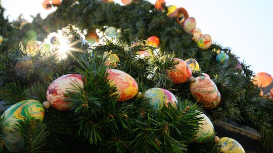 Osterbrunnen im Kloster Maulbronn