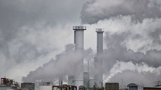 CO2-Emissionen von Industriebetrieb