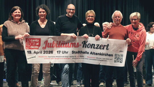 Vorfreude pur: Der Weyerbuscher Chor "canto al dente - Gesang mit Biss" lädt anlässlich seines 25-jährigen Bestehens zum Jubiläu