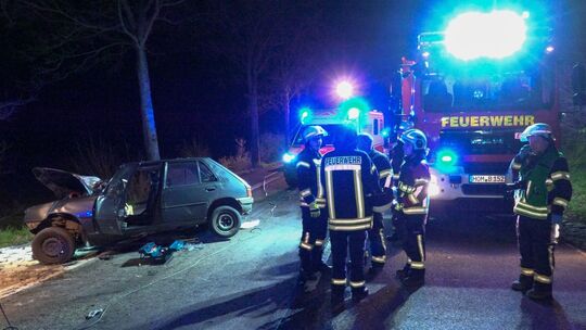 Tödlicher Unfall auf der L102