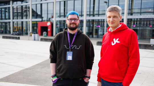 In Koblenz findet am Osterwochenende die Easterhegg an der Uni statt. Erwin Klundt und Christian Schneider beteiligen sich an de