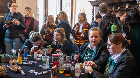 Bei Workshops konnten sich die Potterheads austoben.