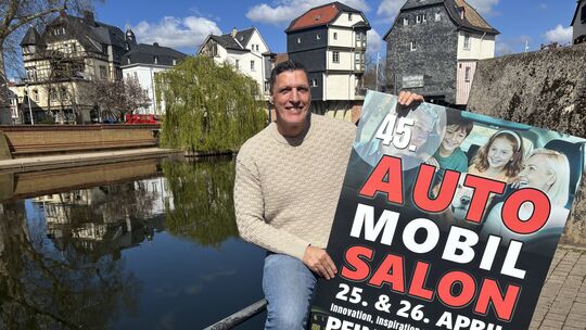 Andreas Schnorrenberger freut sich auf seinen fünften Automobilsalon.